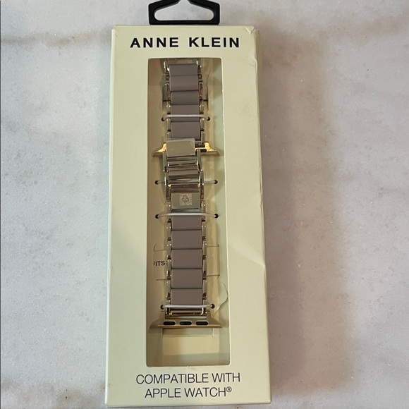 Anne Klein BROWN and Gold Watch APPLE Band BRAND NEW FITS 38/40/41mm - Picture 1 of 3